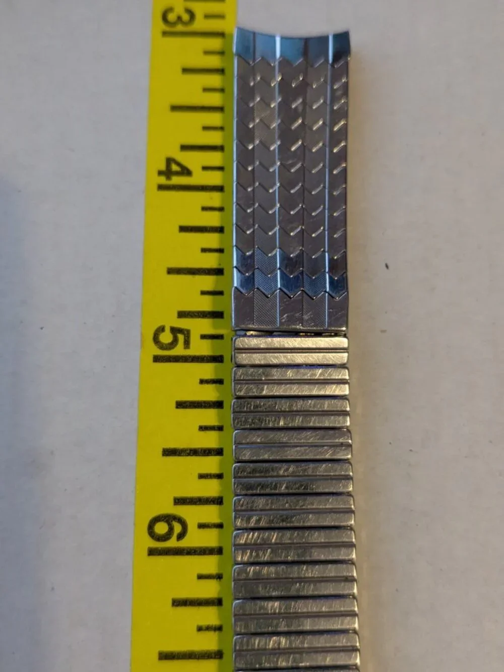 Vintage LENOX Silver Tone Stretch Watch Band
